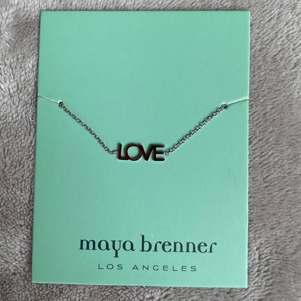 🎉NEW Maya Brenner “LOVE” Bracelet, Silver